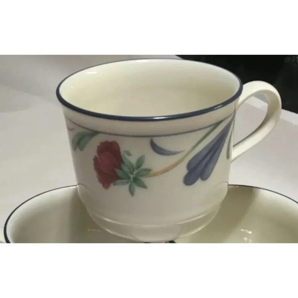 LENOX POPPIES ON BLUE Chinastone Coffee Tea CUP Retired (Priced Per Cup)